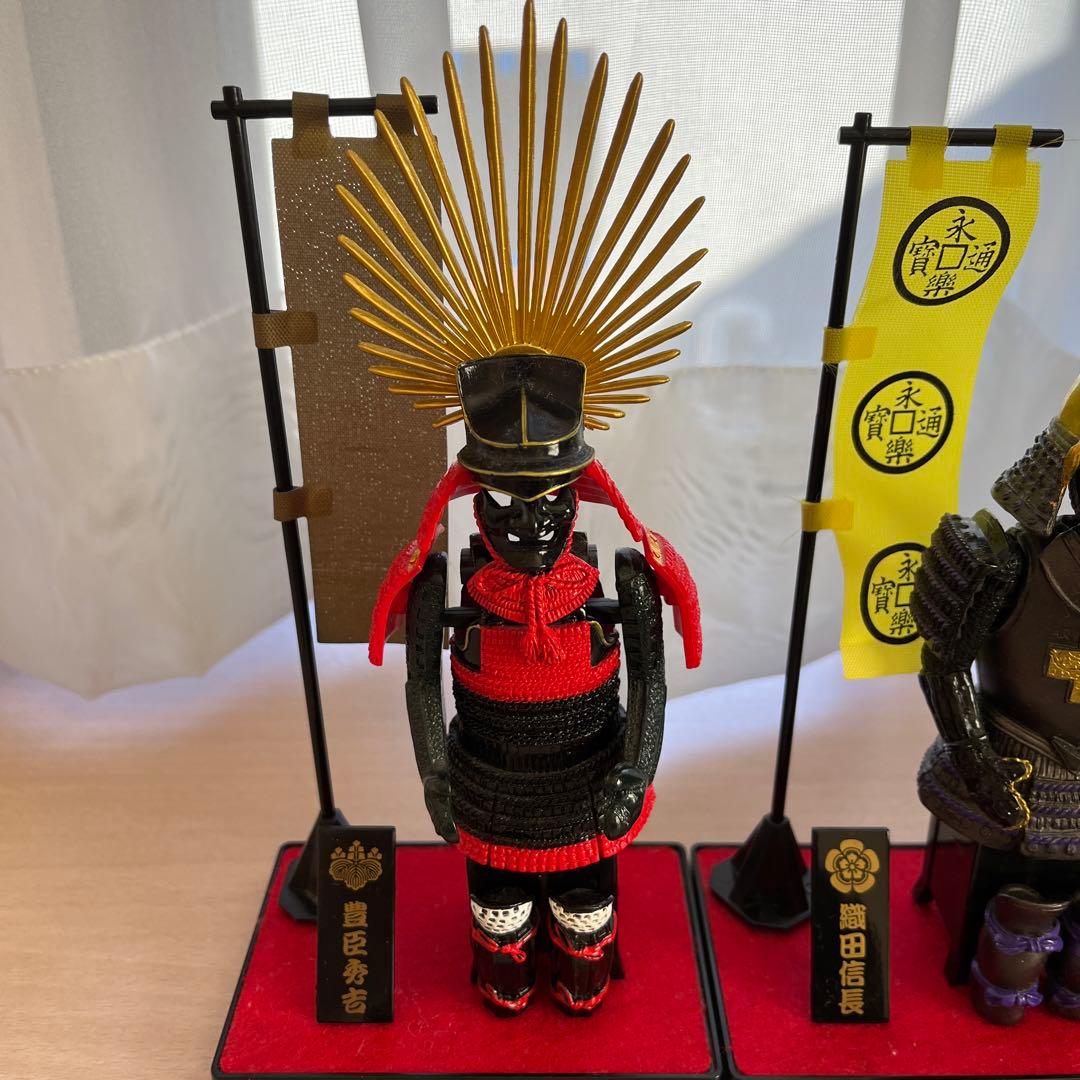 戦国武将 甲冑 フィギュア 3体セット(織田信長・豊臣秀吉・徳川家康