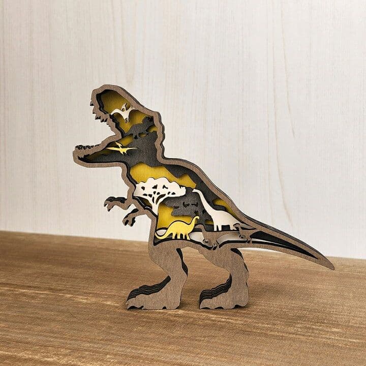 木製置物】ティラノサウルス恐竜★ジュラシックワールド グッズ置物 雑貨オブジェ