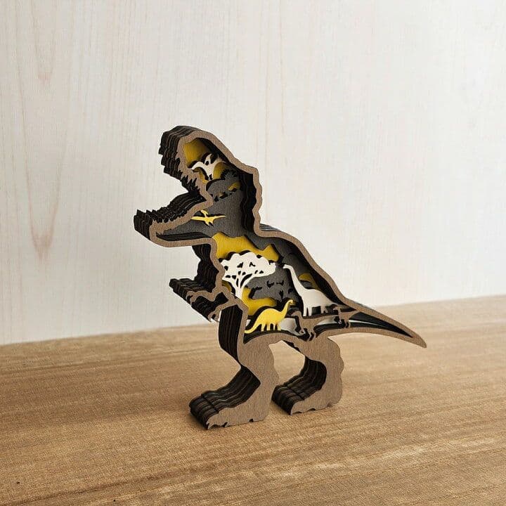 木製置物】ティラノサウルス恐竜★ジュラシックワールド グッズ置物 雑貨オブジェ