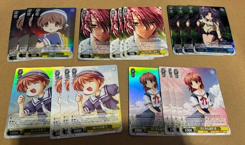 WS　クラナド　CLANNAD　4風4ショット　渚　デッキ　おまけ付き