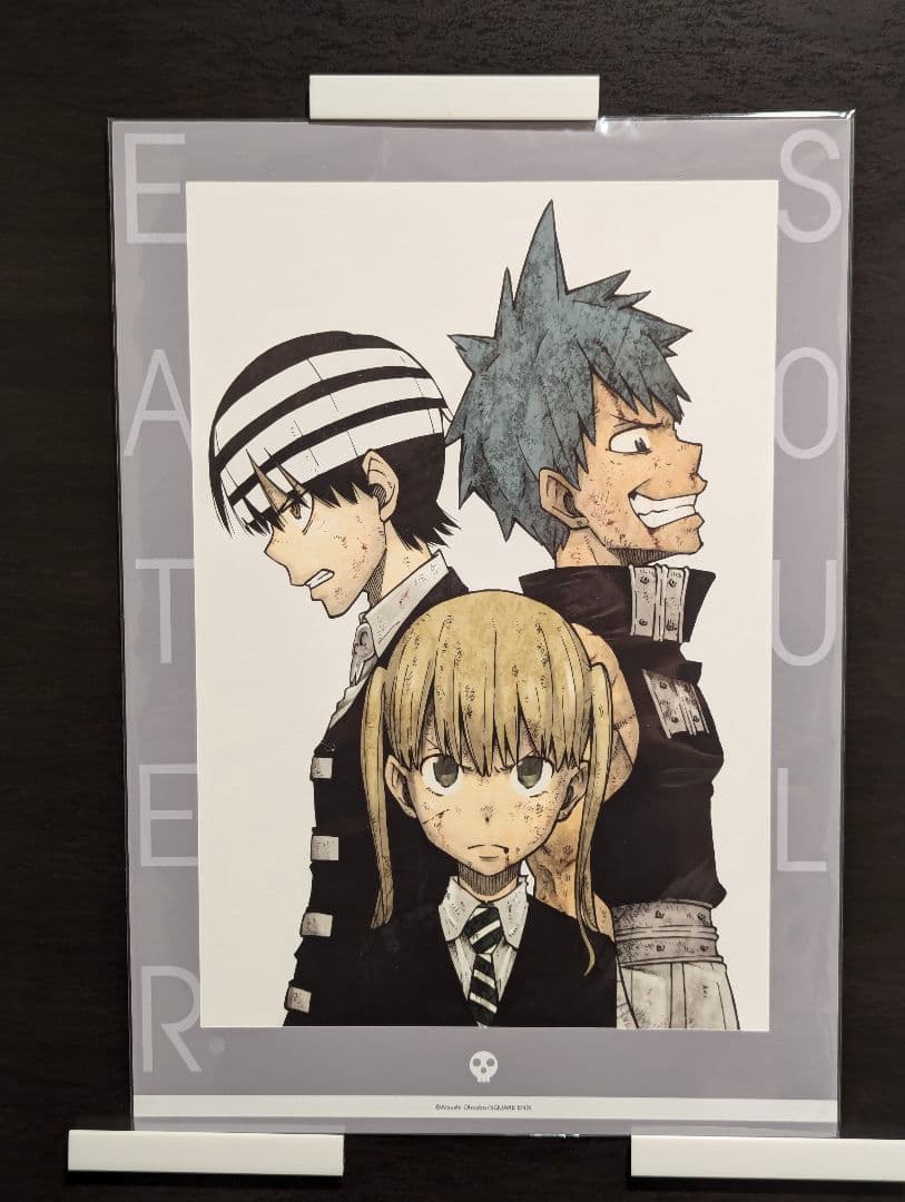 ソウルイーター展 アートボード マカ キッド ブラックスター 展示会