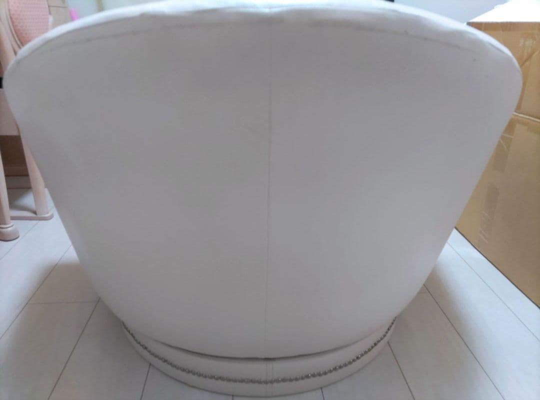 一人掛けソファー チェア エレガント サロンチェア キルティング 回転式