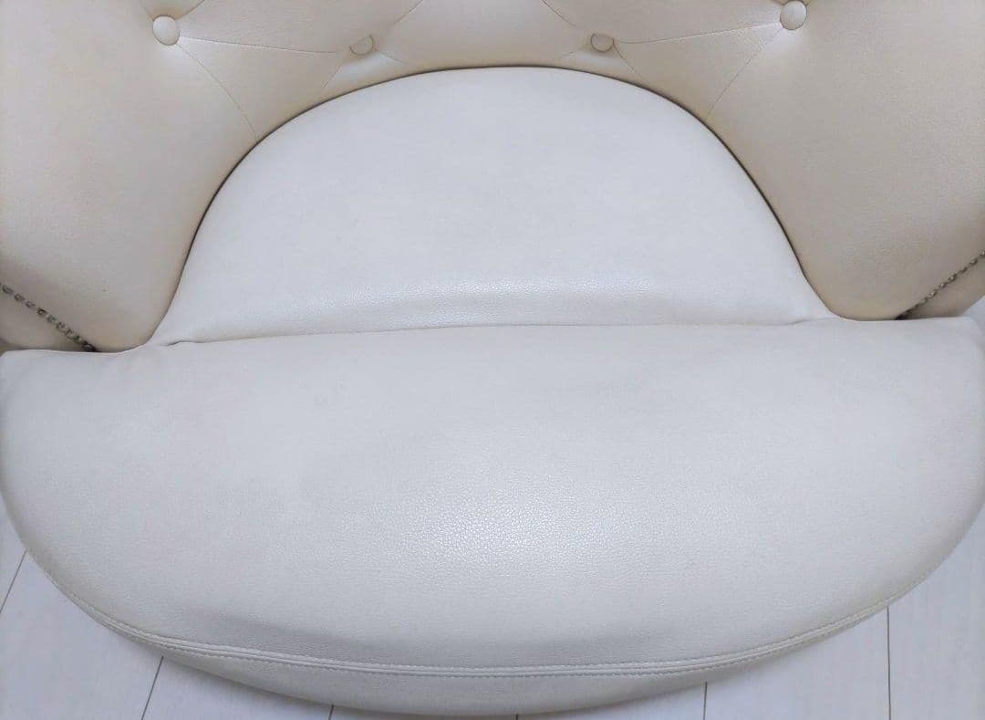 一人掛けソファー チェア エレガント サロンチェア キルティング 回転式