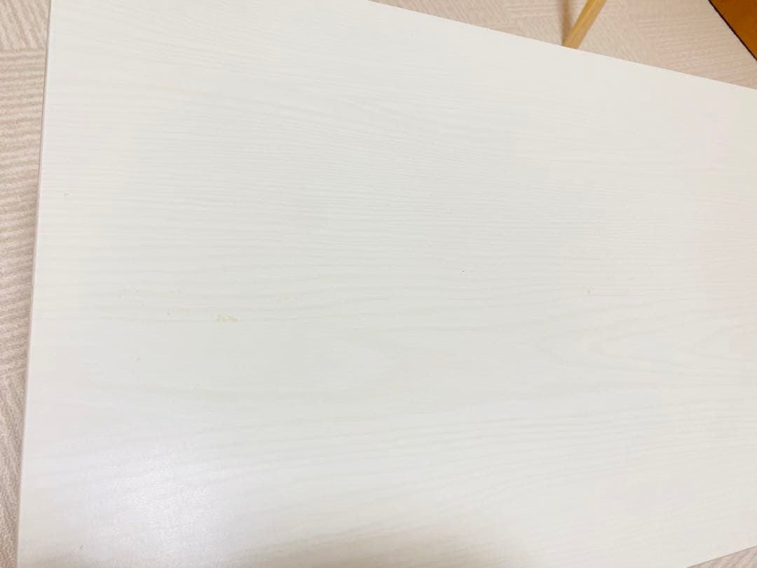 センターテーブル 引き出し付き　ホワイト