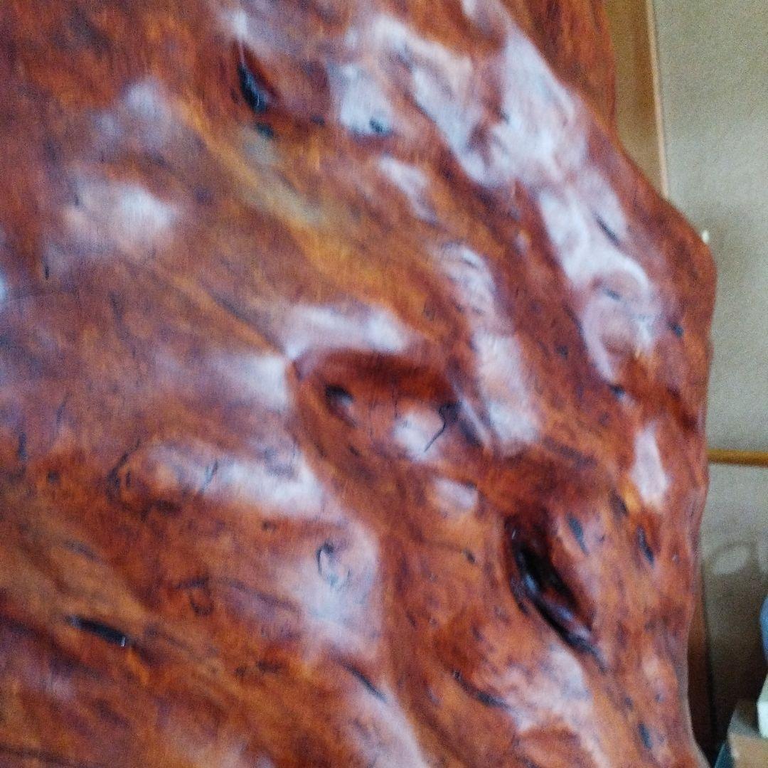 天然木 衝立 1枚板 仕切り パーテーション　足付き　木のオブジェ