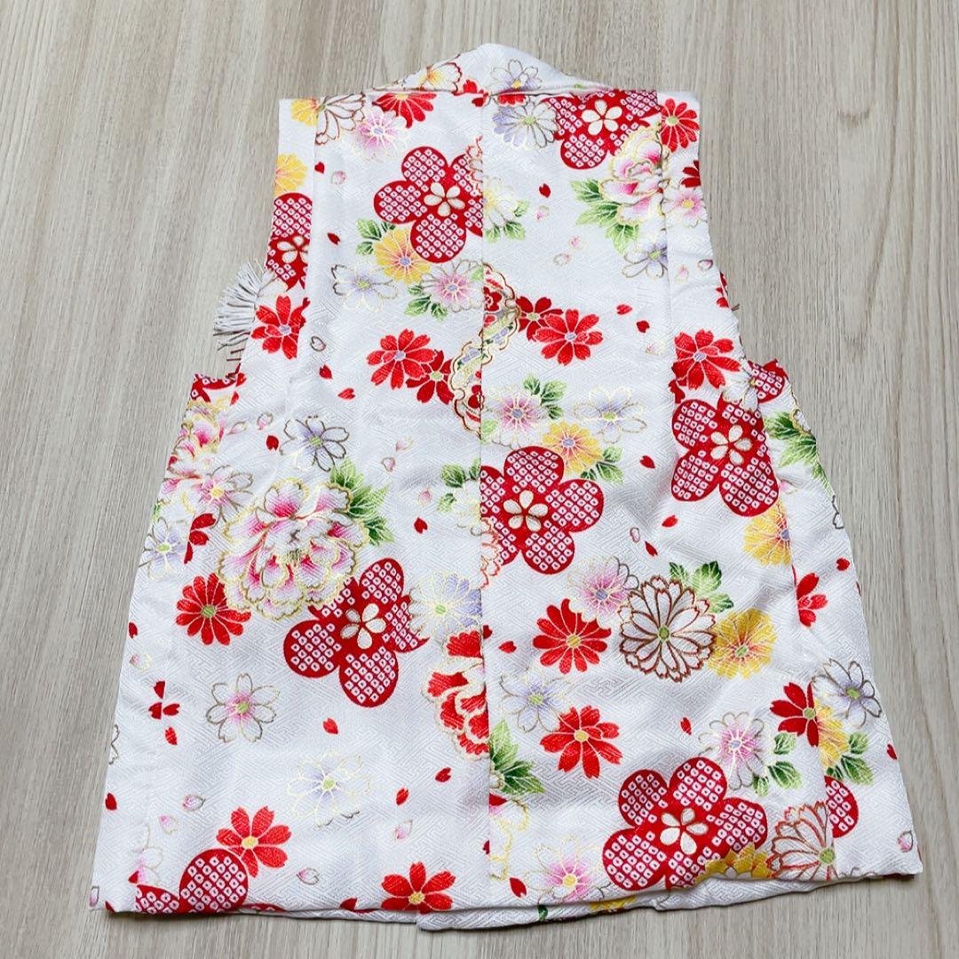 七五三 3歳 着物セット　被布　草履　足袋　髪飾り