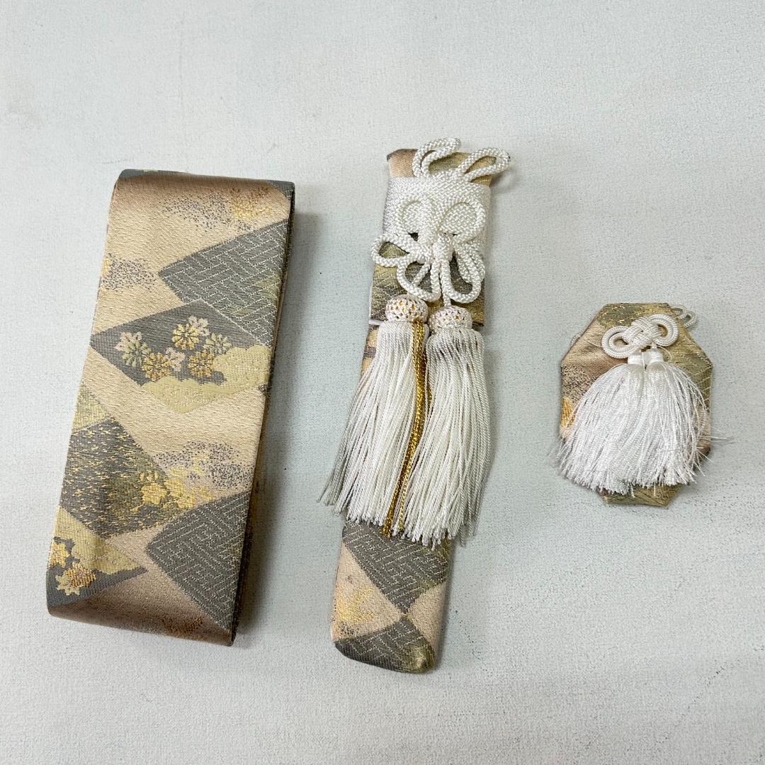 七五三５歳 羽織・羽織紐・着物・長襦袢・袴・帯・懐剣・ 肩上げ済み