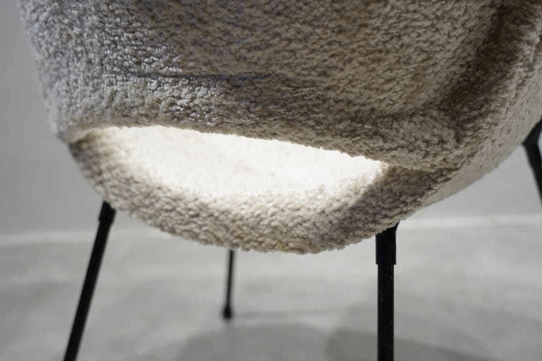 フランス　ビンテージ　アームチェア　60s’ 1人掛け椅子　アイアン