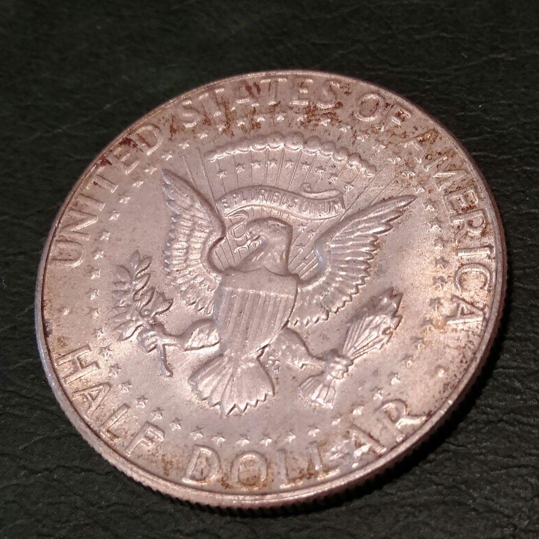 銀貨】アメリカ ケネディハーフダラー銀貨 極美品 1969 - メルカリ