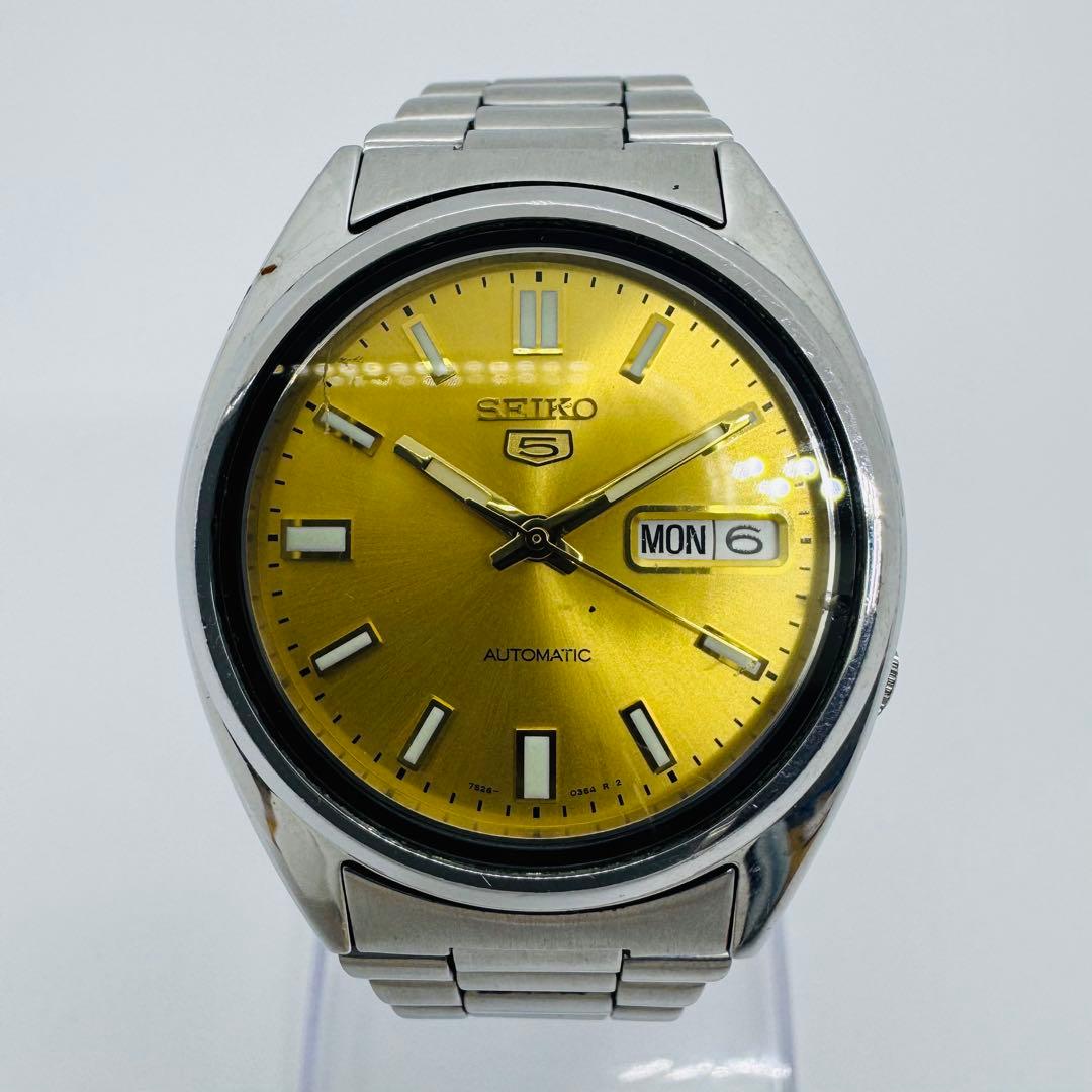 ✨SEIKO✨セイコー✨セイコー5✨7S26-0480✨裏スケルトン✨腕時計✨