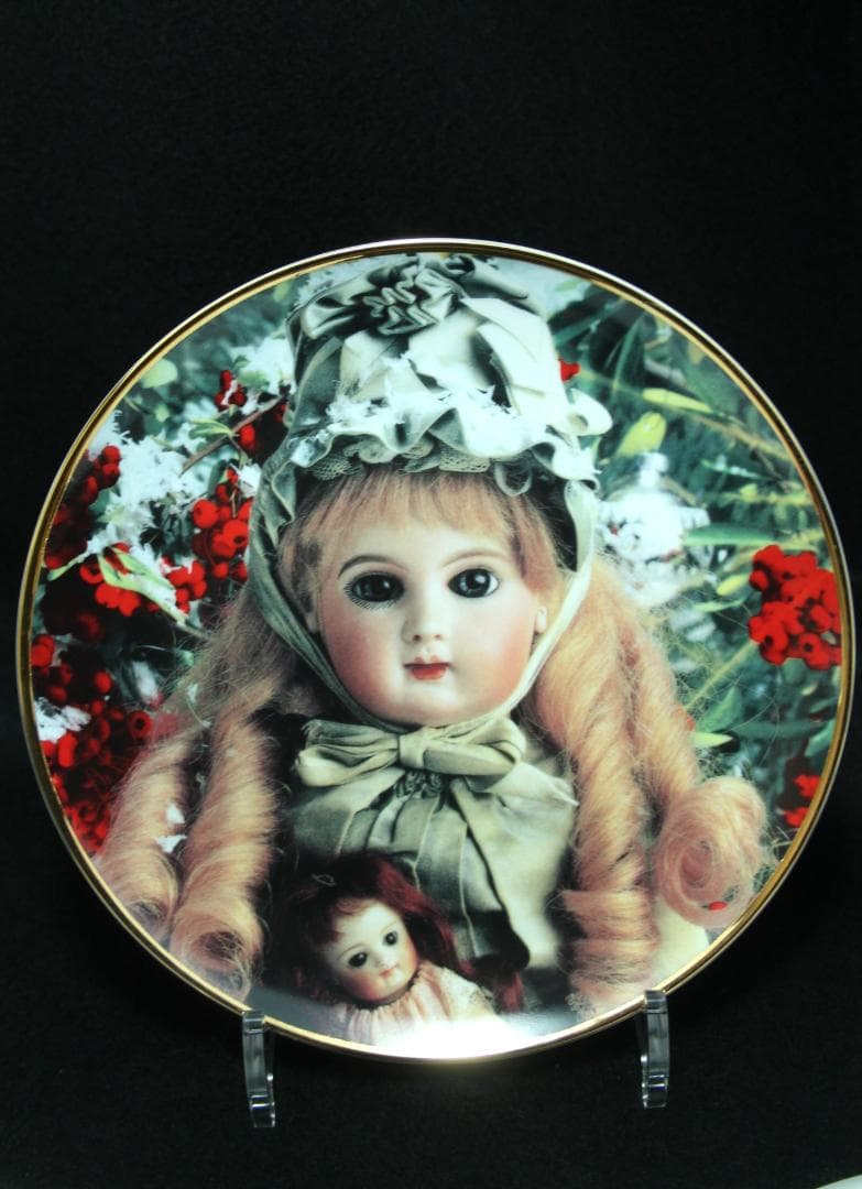 4枚まとめて☆アンティーク ビスクドール プレート ◎高品質