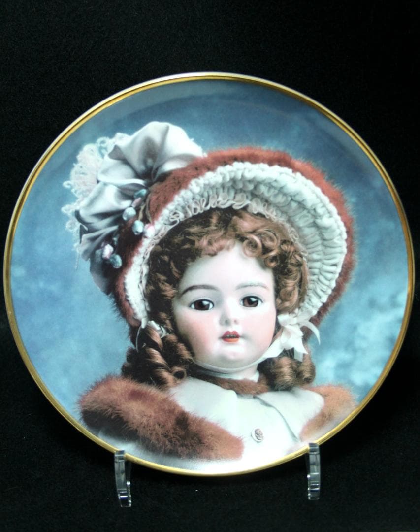 4枚まとめて☆アンティーク ビスクドール プレート ◎高品質