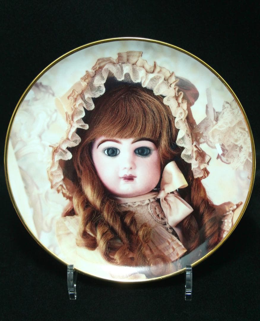 4枚まとめて☆アンティーク ビスクドール プレート ◎高品質