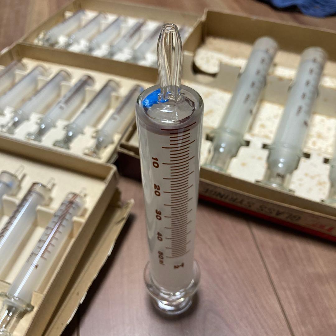 ガラス シリンジ レトロ アンティーク