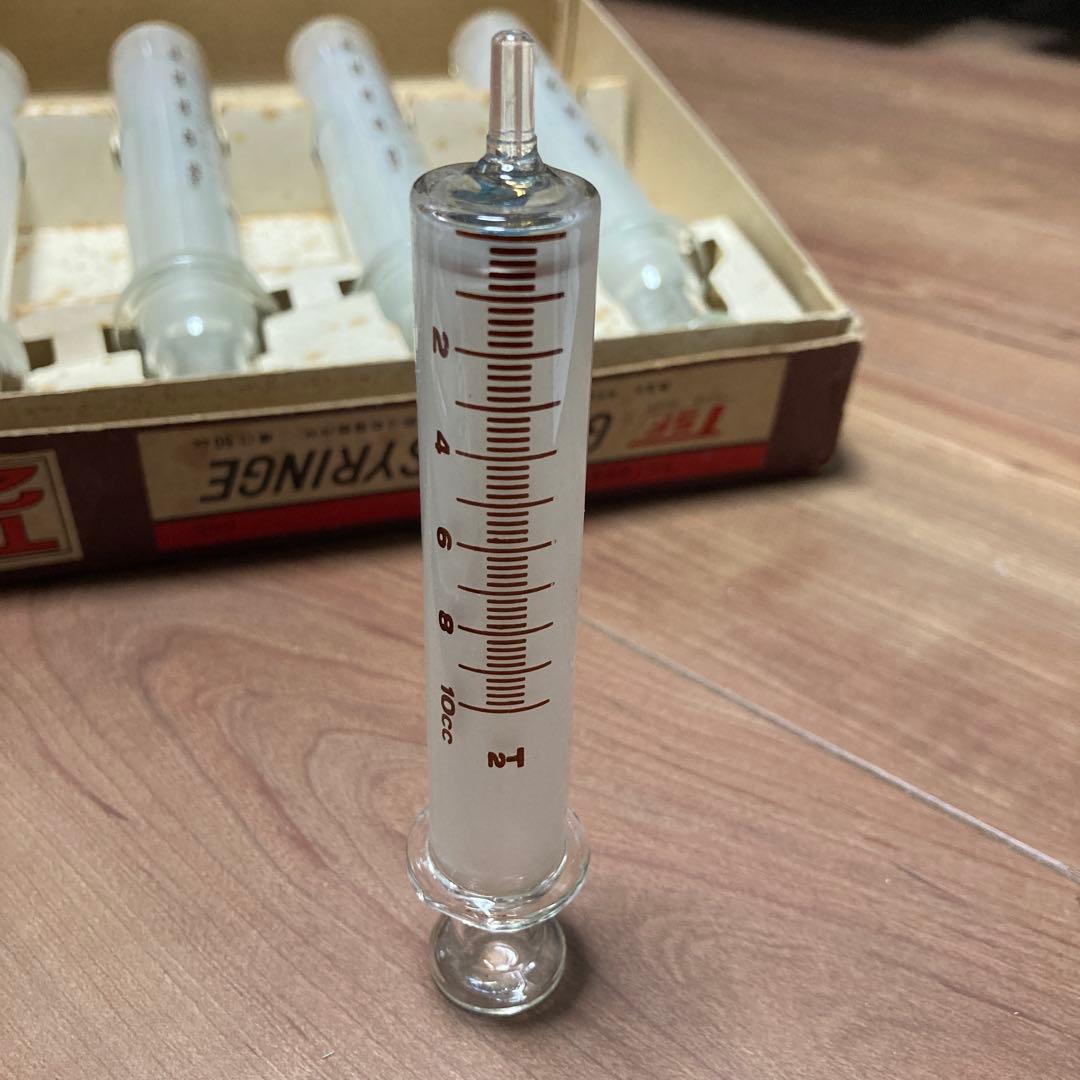 ガラス シリンジ レトロ アンティーク