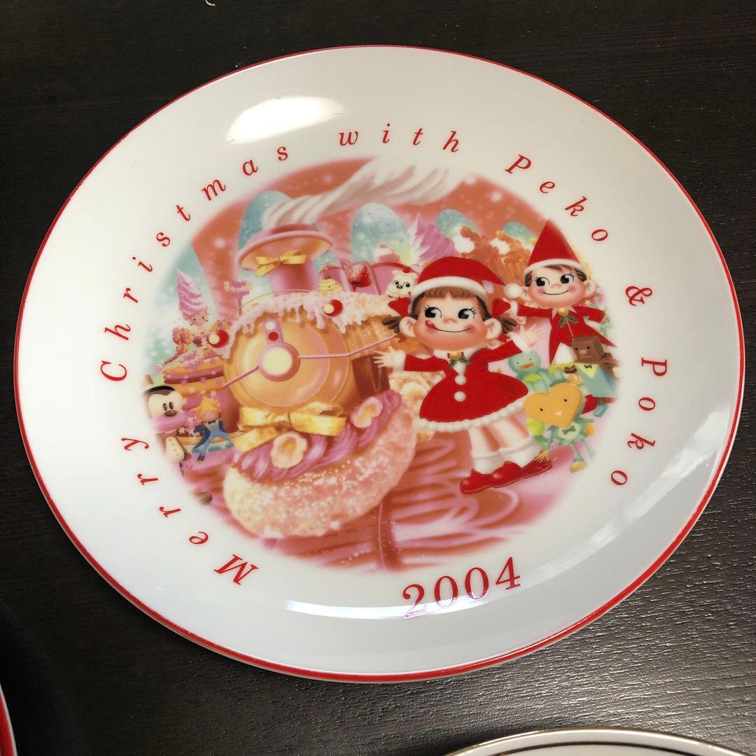 不二家ペコちゃんクリスマスプレート