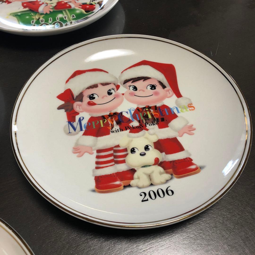 不二家ペコちゃんクリスマスプレート