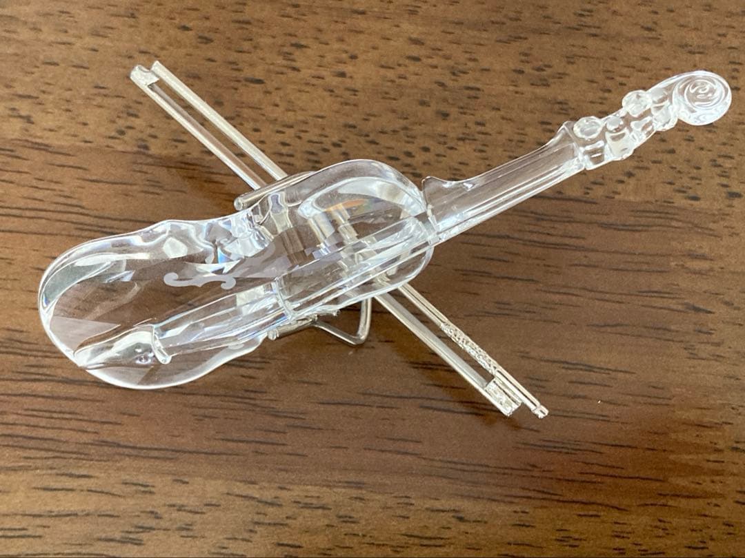 スワロフスキー swarovski 廃盤品 バイオリン スタンド付203056