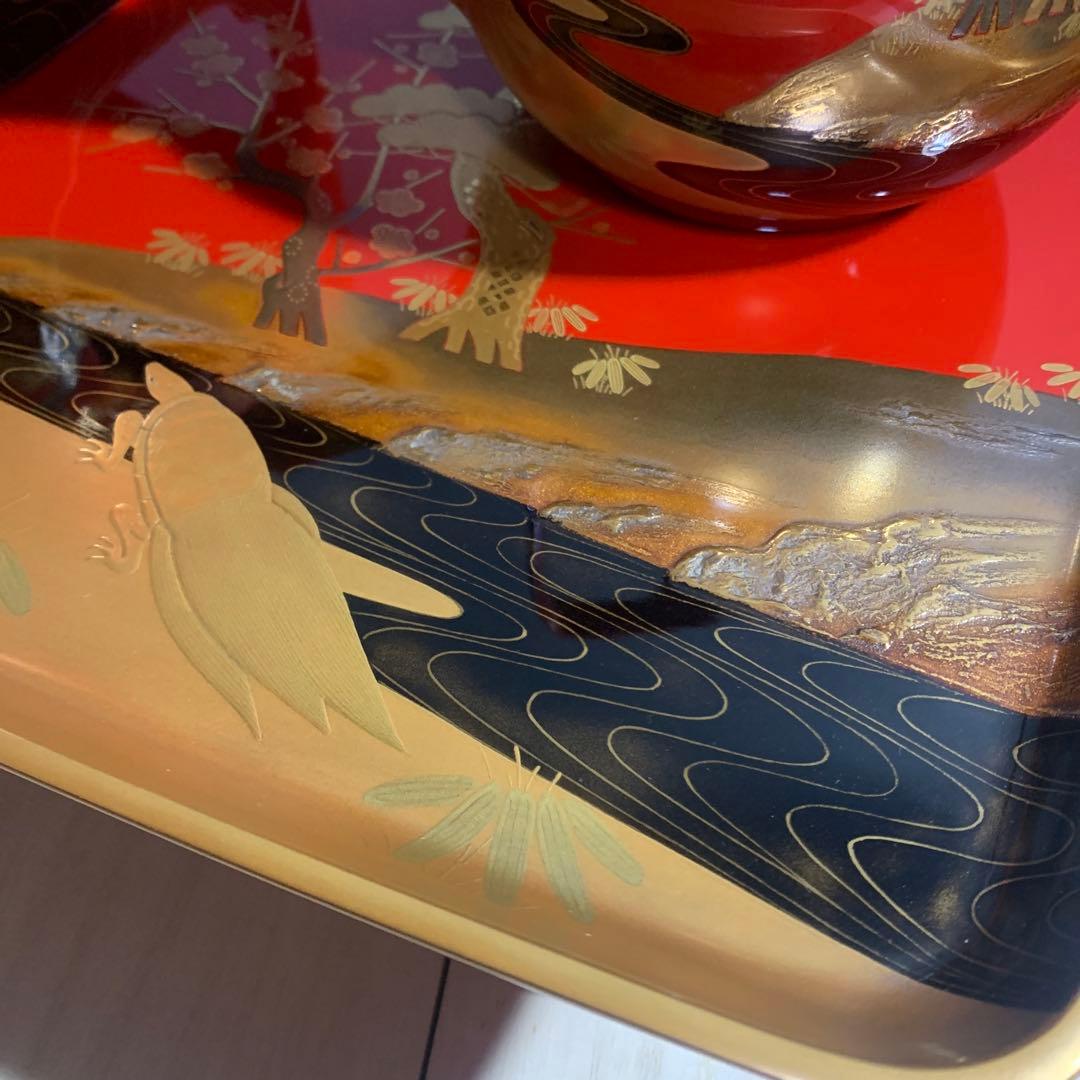 輪島塗　お屠蘇　共箱