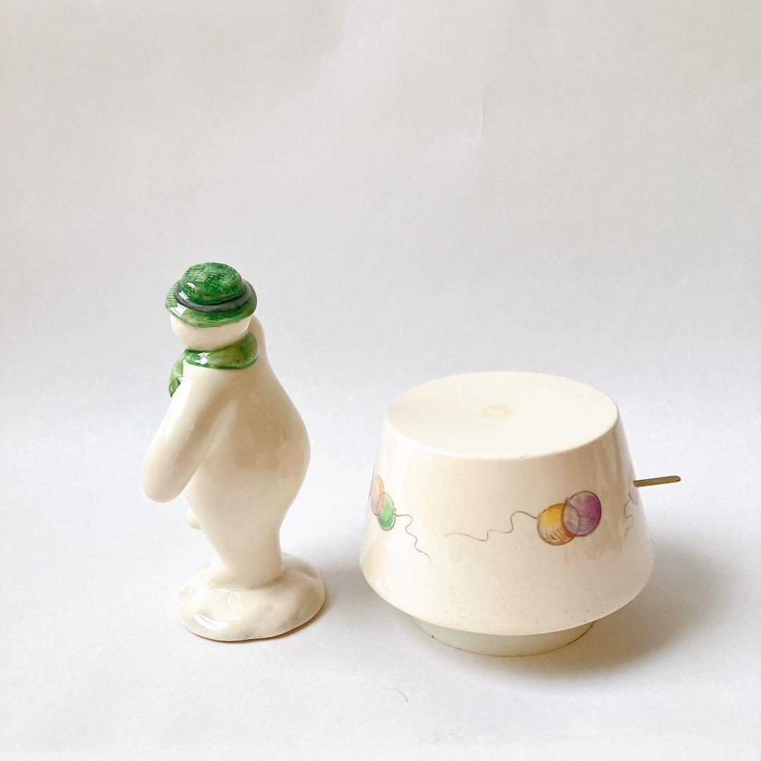 希少☘️レア☘️ロイヤルドルトン　スノーマン　オルゴール　アンティーク