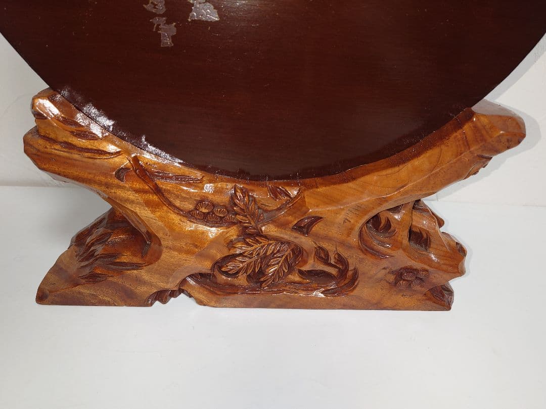 木製 木彫 彫刻 雉 キジ きじ アンティーク インテリア雑貨 縁起物 置物