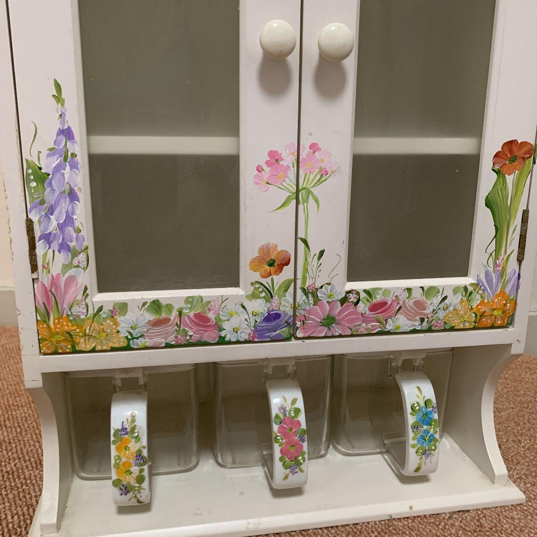 アッセンデルフト　トールペイント　調味料入れ　調味料棚　ラック　ハンドメイド