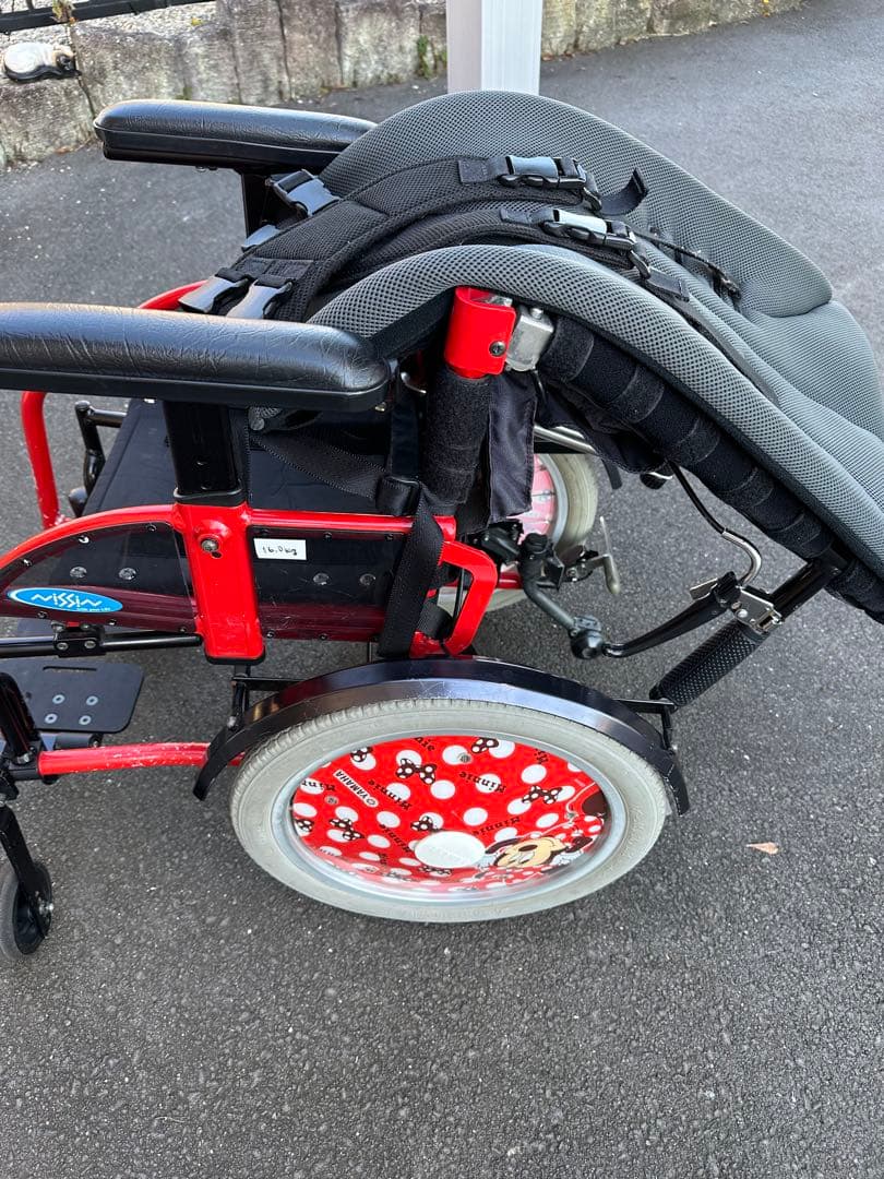 ニッシン　キャプテン　障害児　こども用車椅子　子供用バギー　used品