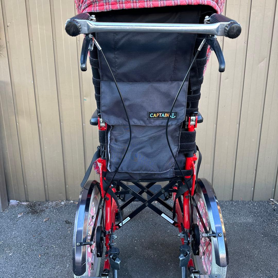 ニッシン　キャプテン　障害児　こども用車椅子　子供用バギー　used品