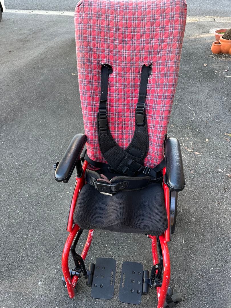 ニッシン　キャプテン　障害児　こども用車椅子　子供用バギー　used品