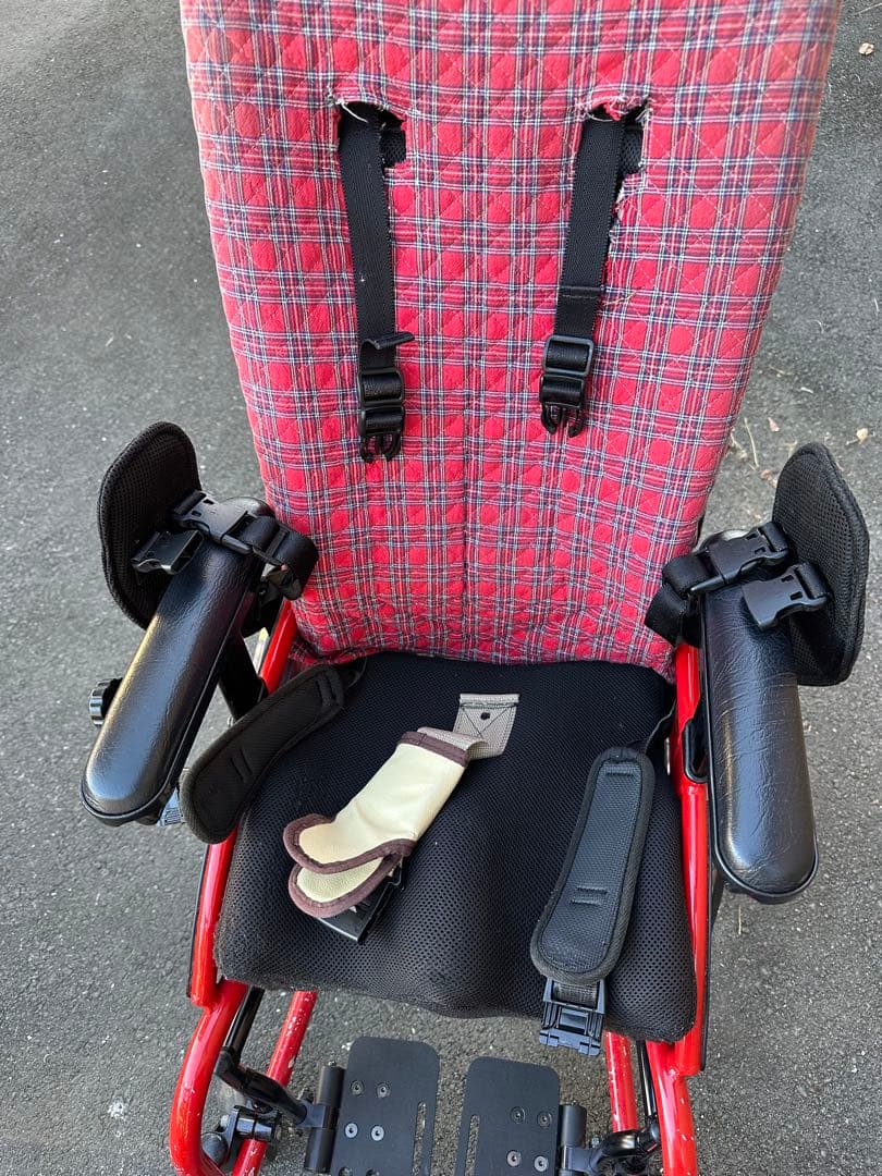 ニッシン　キャプテン　障害児　こども用車椅子　子供用バギー　used品