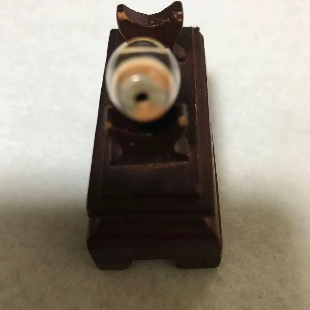 ユ*ー様 超激レア珍品‼︎ 特別出品!　小盧至純　三色三眼天珠　黒朱砂　通常10