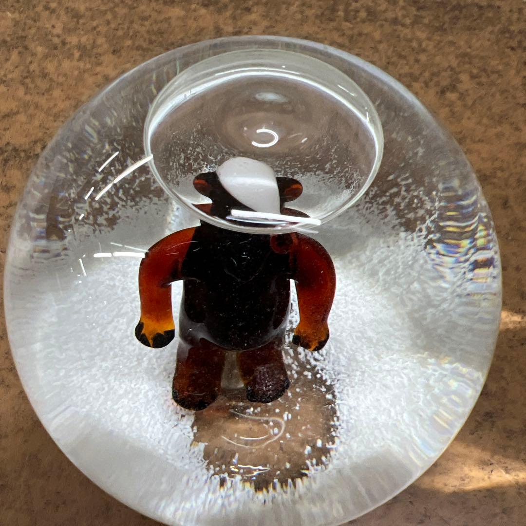 D3【used】 GLAS&LICHT グラス&リヒト スノードーム クマ