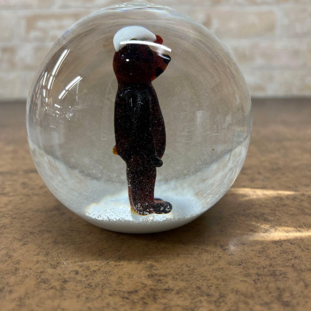 D3【used】 GLAS&LICHT グラス&リヒト スノードーム クマ