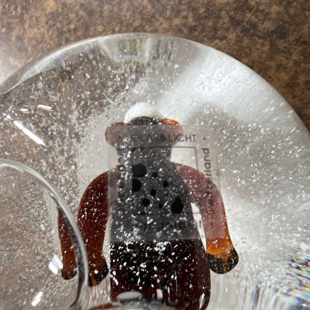 D3【used】 GLAS&LICHT グラス&リヒト スノードーム クマ