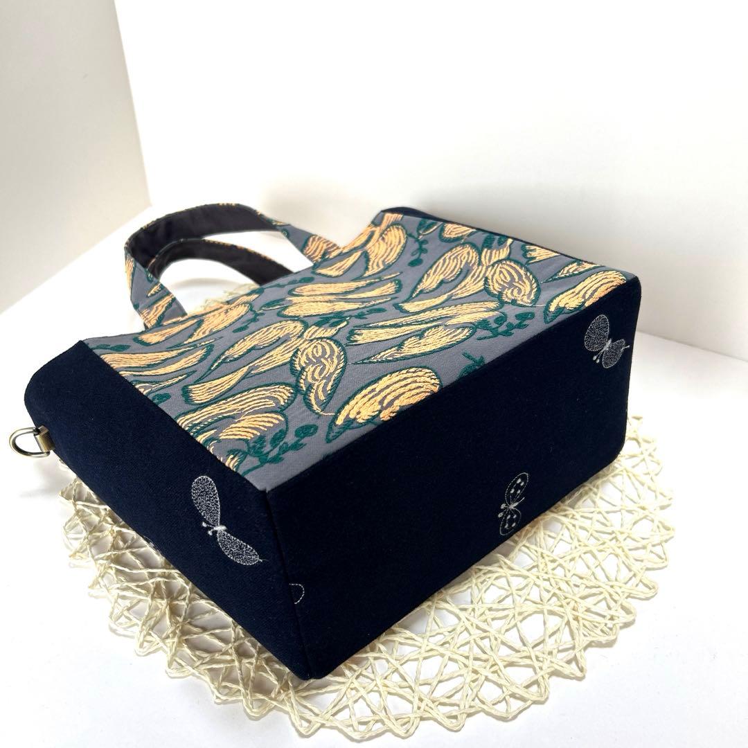 《SALE》ミナペルホネンサイドdopトートバッグ　ハンドメイド