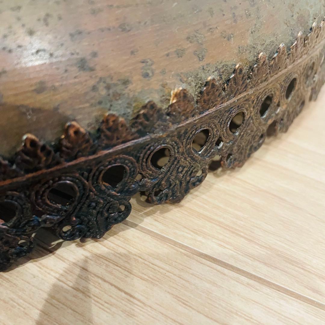 アンティーク 吊り下げランプ アイアン照明 レトロガラスペンダントランプ灯 電傘