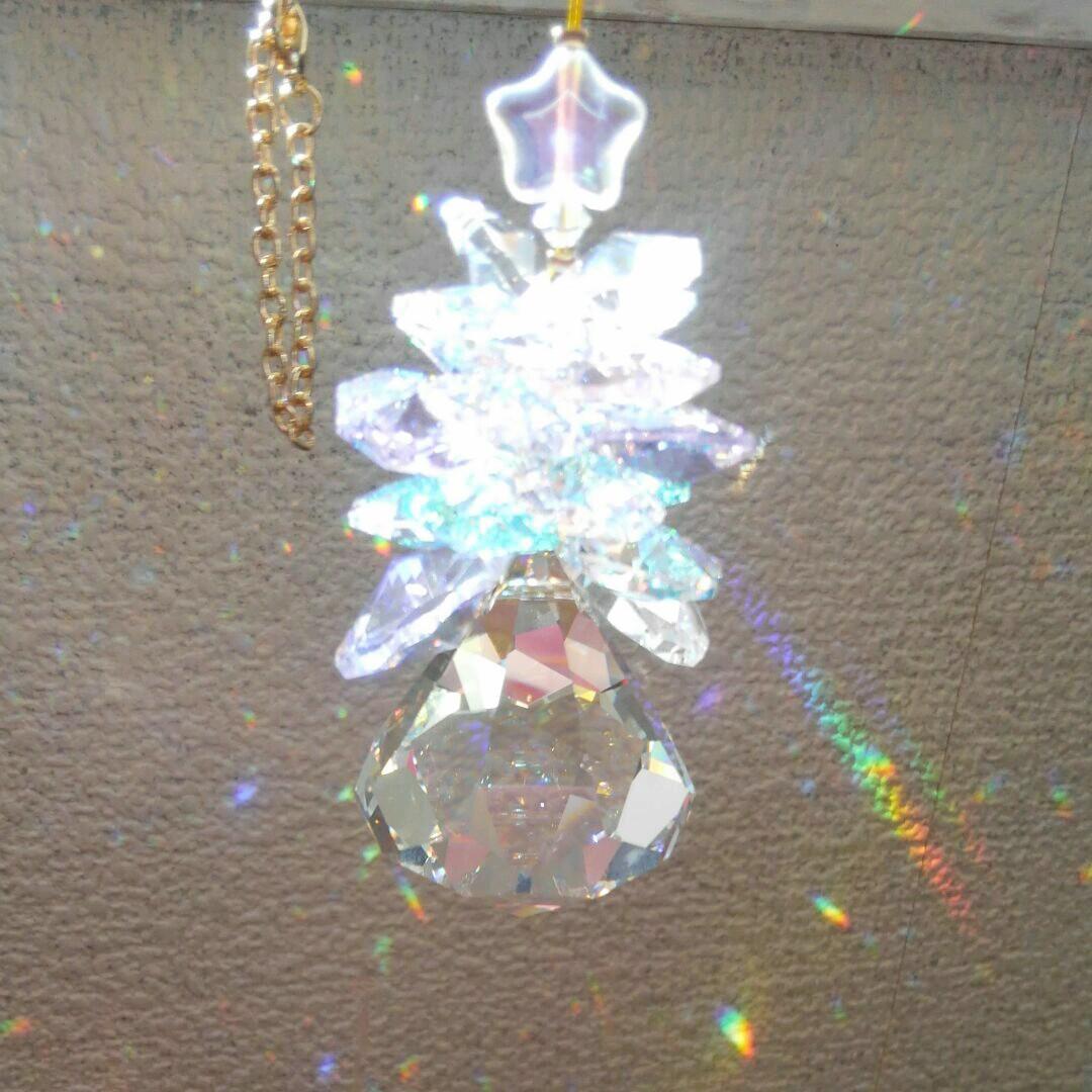 サンキャッチャー♡ハンドメイド「Swarovski✧︎パステルツリー」