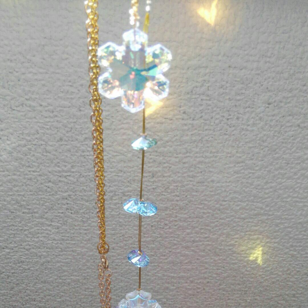 サンキャッチャー♡ハンドメイド「Swarovski✧︎パステルツリー」