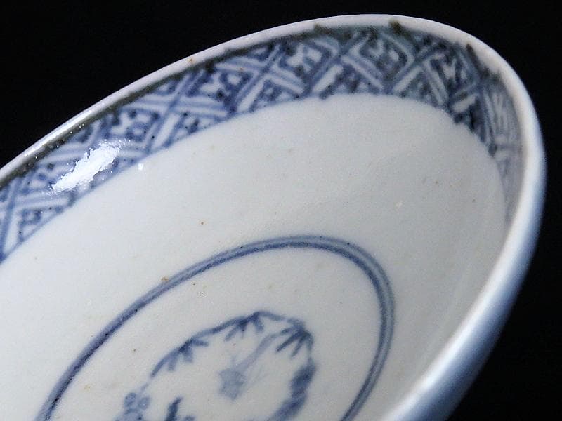 古伊万里 薄瑠璃 蓋茶碗 江戸期 E380AS-CHs - メルカリ