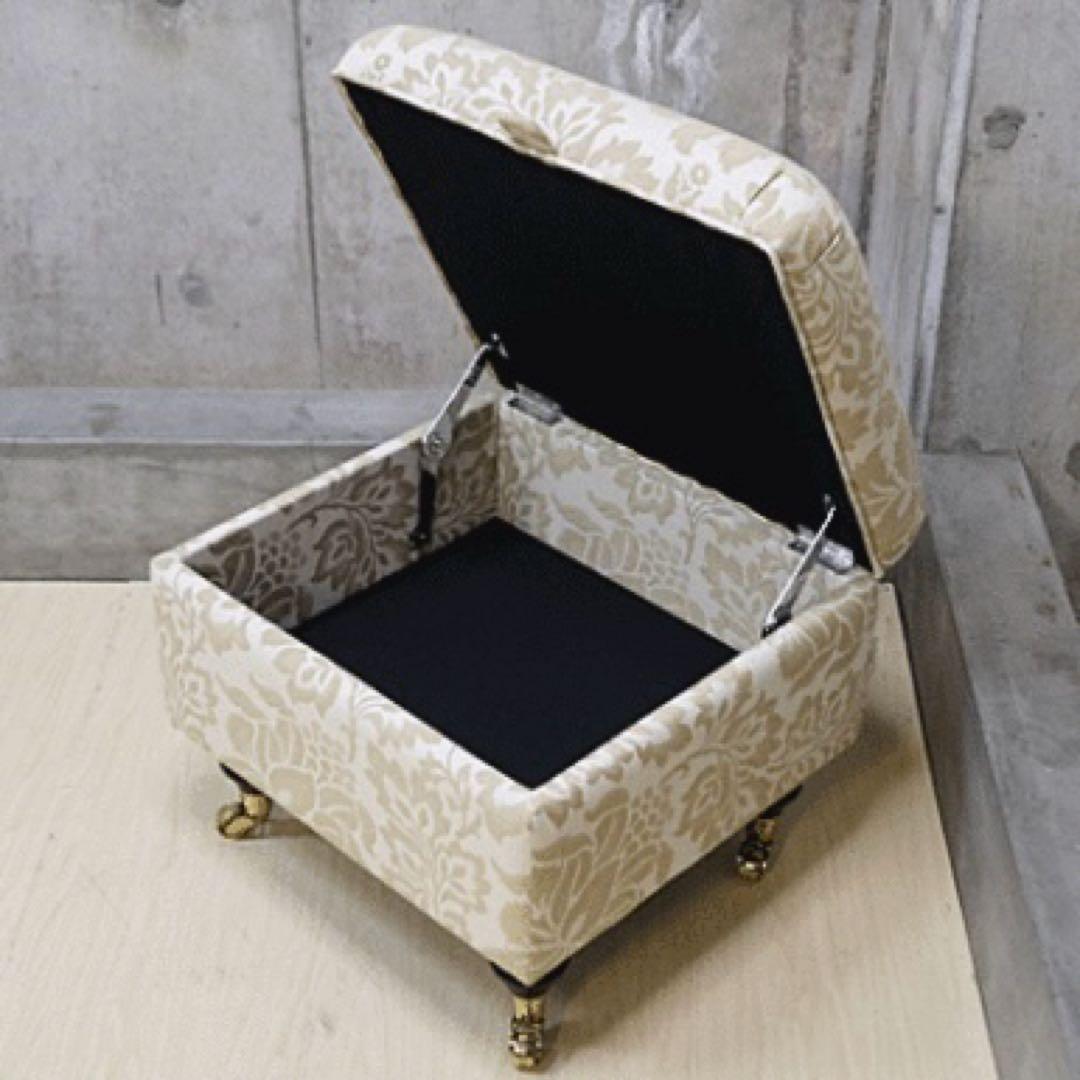 Laura Ashley ローラアシュレイ　モーティマ スツール　オットマン