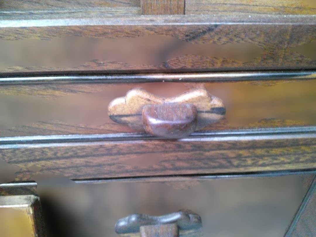 ■昭和レトロ　水屋箪笥　　アンティーク家具　　和風食器ダンス　　■