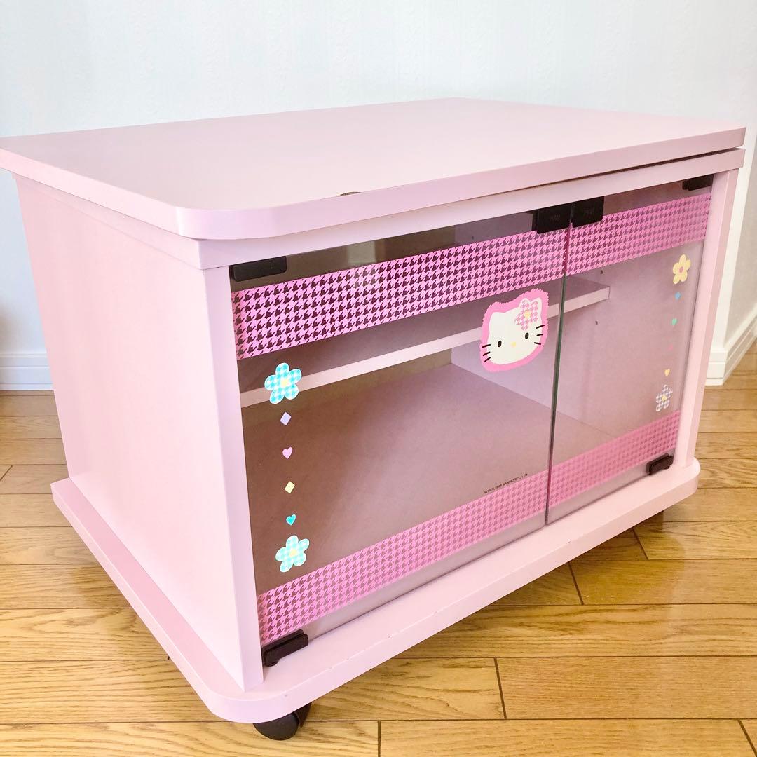 ♥️超希少！レトロ HELLO KITTY テレビ台 カオハナ 1998年 当時物