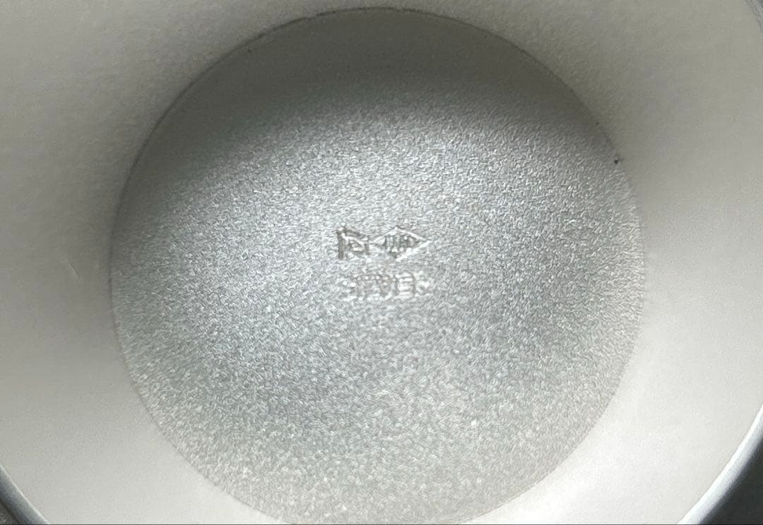 純銀製 記念小皿 木箱入り 未使用品