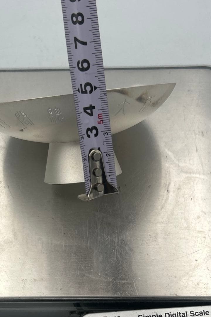 純銀製 記念小皿 木箱入り 未使用品