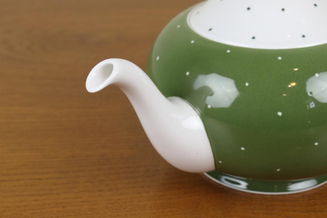 お値下げ スージークーパー レイズドスポット ポット ドット 緑