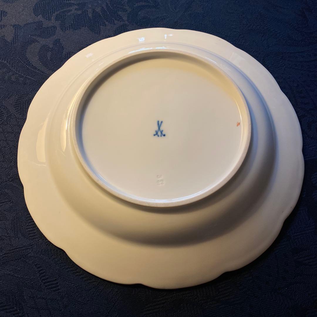 古マイセン】印象主義 自然主義 ⑧／皿 プレート「花と蝶 」 - メルカリ