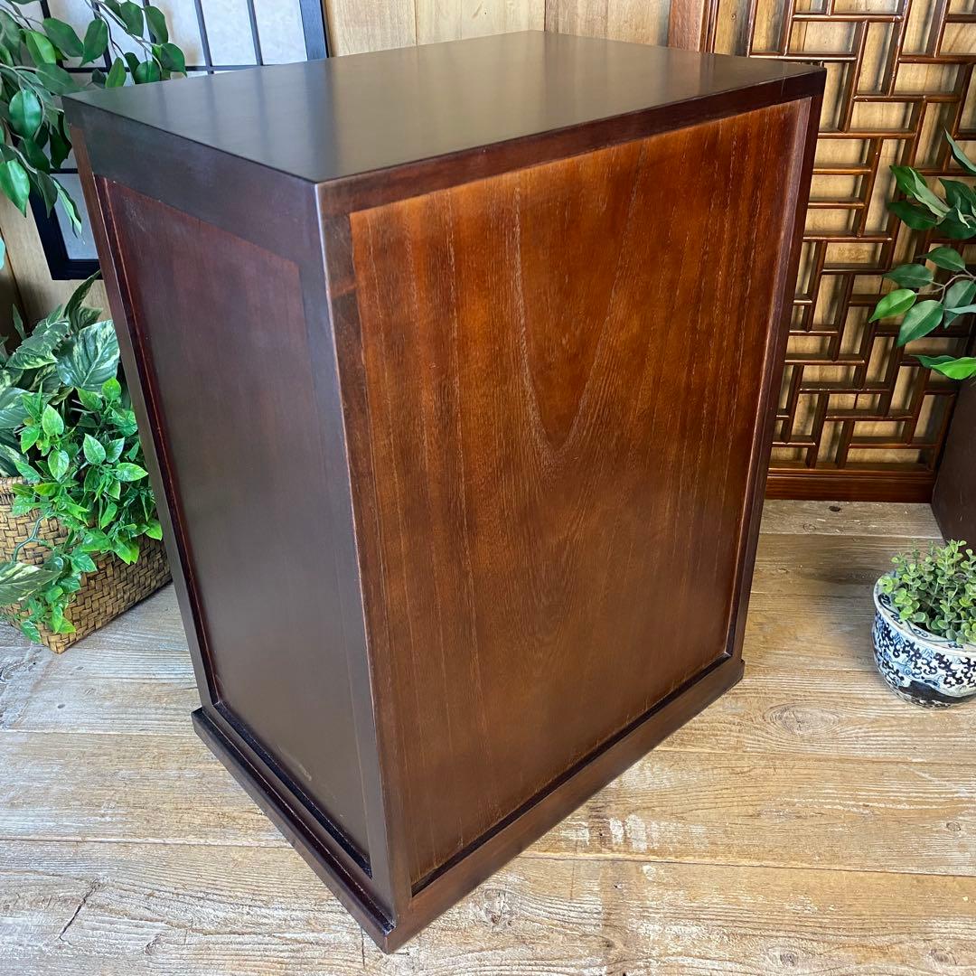 大幅値下げセール中！民芸家具桐材多引き出しチェストタンスA56㎝×58