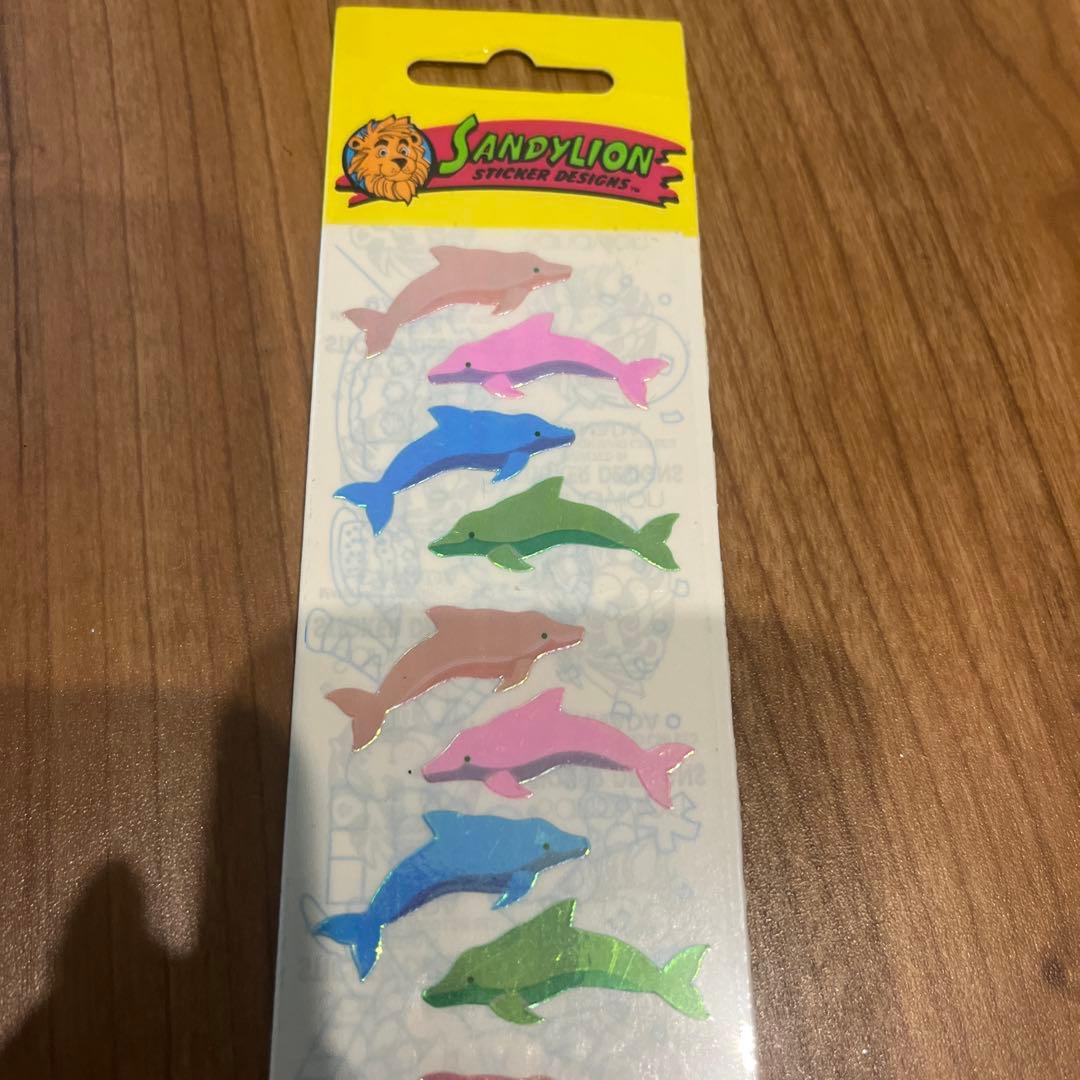 サンディライオン キラキラオーロラシール 2セット 昭和レトロ 廃盤