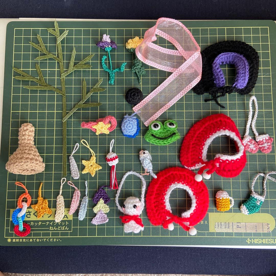 あみぐるみ 帽子 キューピー - メルカリ