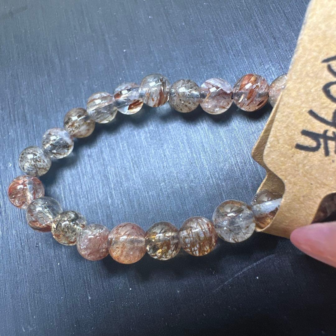 スーパーセブンルチルクォーツ 5mm 天然石ブレスレット - メルカリ